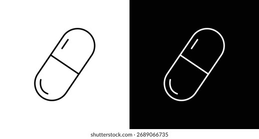 Paquete de iconos de cápsulas adecuado para Web e infografías