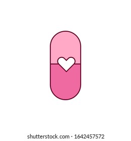 capsules with love when valentine 