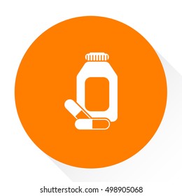 Capsules medicine icon