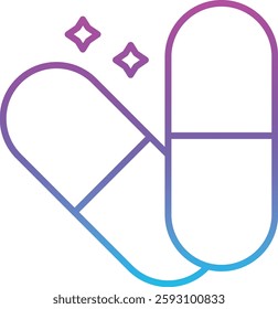 Capsules vector icon. Can be used for printing, mobile and web applications.