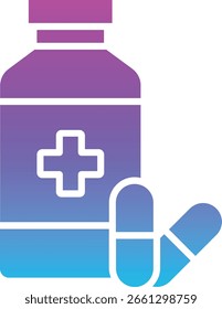 Capsules vector icon. Can be used for printing, mobile and web applications.
