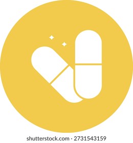 Icono de Vector de cápsulas. Se puede utilizar para aplicaciones de impresión, móviles y de Web.