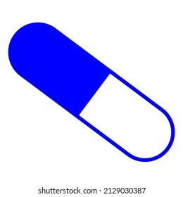 capsules vector icon sign symbol. isolated graphic illustration
