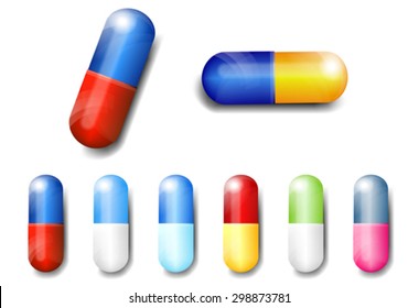 Capsules -- Vector illustration