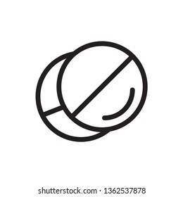 capsulle pills icon vector 