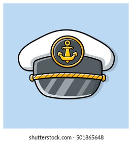 Captain cap icon.