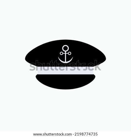 Captain Icon. Admiral Symbol - Vector.