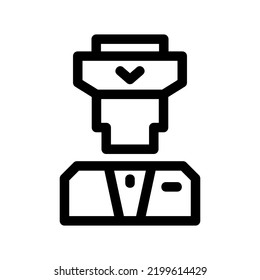 captain icon or logo isolated sign symbol vector illustration - high quality black style vector icons
