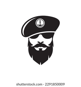 Captain logo images illustration design