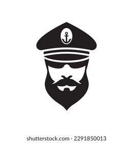 Captain logo images illustration design