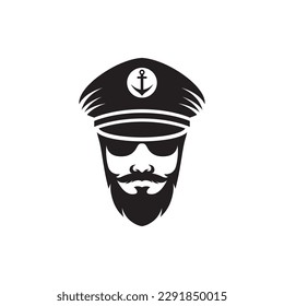 Captain logo images illustration design