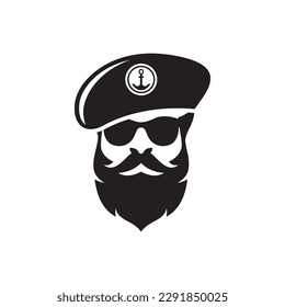 Captain logo images illustration design