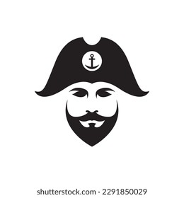 Captain logo images illustration design