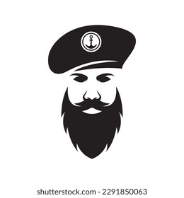 Captain logo images illustration design