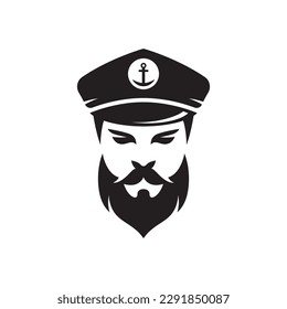 Captain logo images illustration design