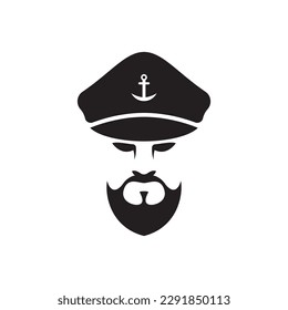 Captain logo images illustration design
