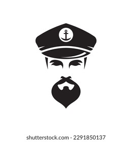 Captain logo images illustration design
