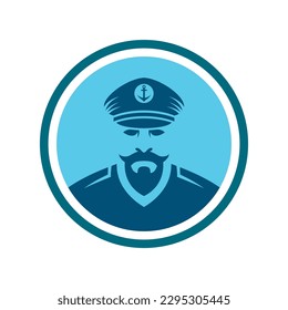 Captain logo images illustration design