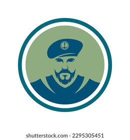 Captain logo images illustration design