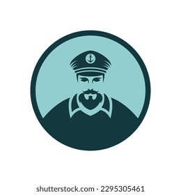Captain logo images illustration design