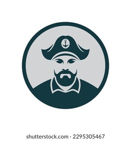 Captain logo images illustration design