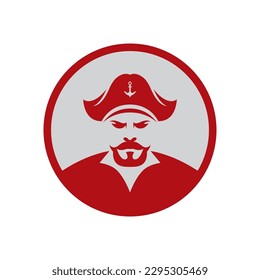 Captain logo images illustration design