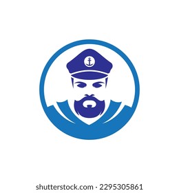 Captain logo images illustration design