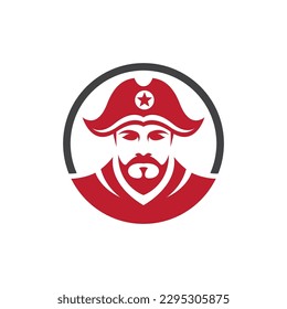 Captain logo images illustration design