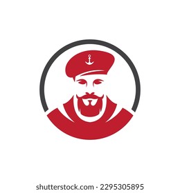 Captain logo images illustration design