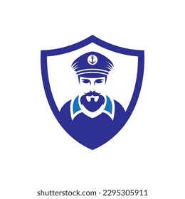 Captain logo images illustration design