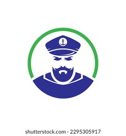 Captain logo images illustration design