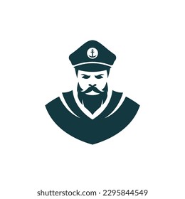 Captain logo images illustration design