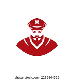 Captain logo images illustration design