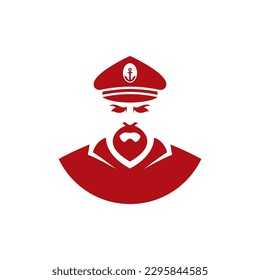Captain logo images illustration design