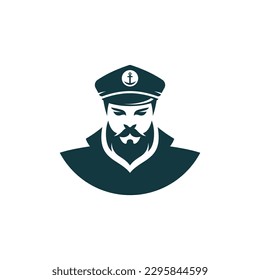 Captain logo images illustration design
