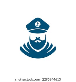 Captain logo images illustration design