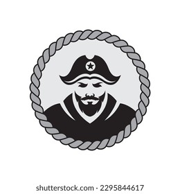 Captain logo images illustration design