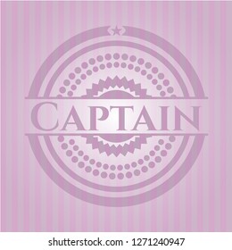 Captain pink emblem