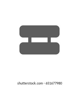 Captain rank icon in trendy flat style isolated on white background. Symbol for your web site design, logo, app, UI. Vector illustration, EPS