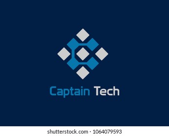 CAPTAIN TECH Logo With C Letter design