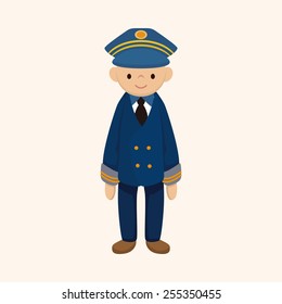 captain theme elements vector,eps