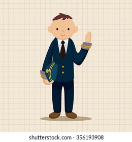 captain theme elements vector,eps