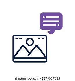 icono de dos tonos de título. icono vector para tu sitio web, móvil, presentación y diseño de logotipo.