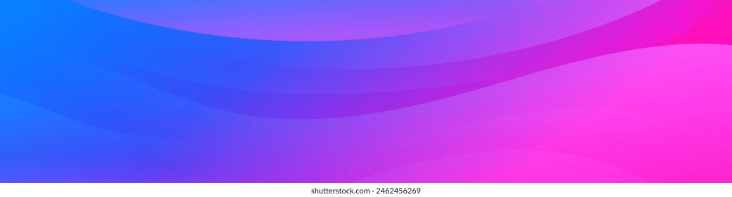 Captivate attention with the mesmerizing blue and purple gradient wave banner. Ideal for eye catching headers, promotions, and dynamic graphics