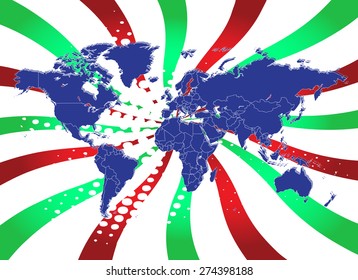 Captivate Attention with this Powerful & Highly Detailed World Map 