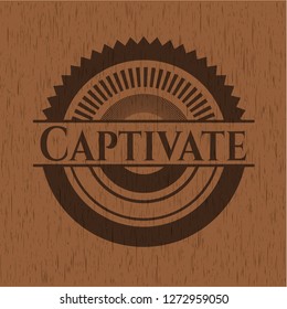 Captivate wood signboards