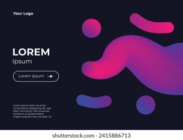 Captivate your audience with this dynamic and mesmerizing 3D fluid web poster background template. Perfect for adding a touch of futuristic to your website, landing pages, presentations, and more.