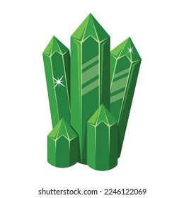 Un fascinante diseño 2d de cristales de malaquita