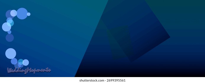 A captivating abstract background featuring blue hues, circles, and geometric shapes, perfect for modern presentations and designs. Use it to enhance your projects.