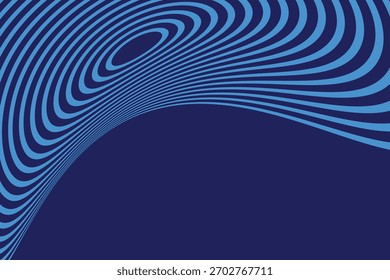 a captivating abstract background featuring curved blue lines that create an optical illusion. the design evokes depth and movement, perfect for modern graphic projects and creative presentations.